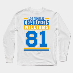 Los Angeles Chargers Williams 81 Edition 3 Long Sleeve T-Shirt